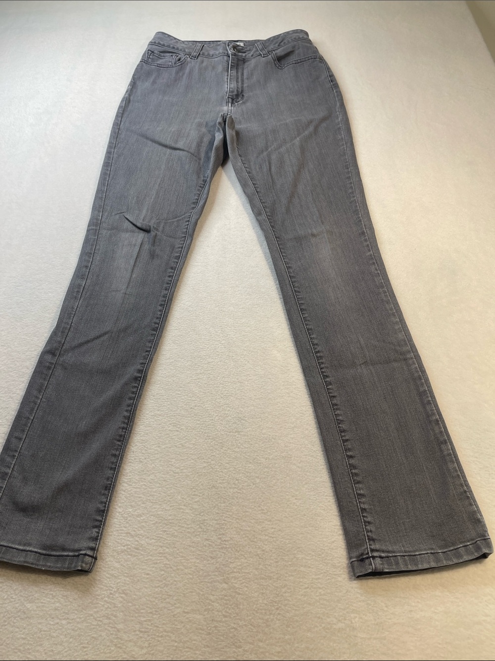 L.L. Bean Classic Fit Gray Jeans WOMENS SIZE 4MT